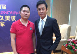 广州超凡国际与明星合影
